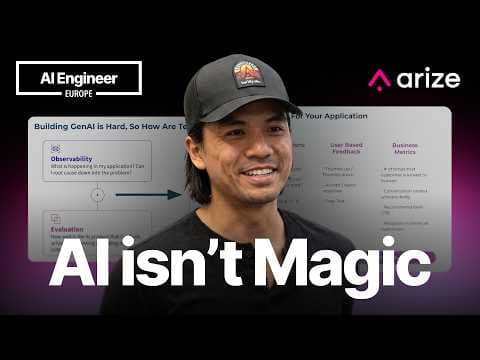LLM Observability, Evaluation, Experimentation Platform — Dat Ngo, Arize 영상 썸네일