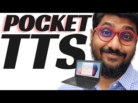 This is the ONLY CPU TTS you need in 2026 영상 썸네일