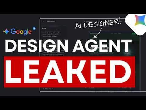 Google's LEAKED Gemini AI Design Agent is INSANE! 영상 썸네일