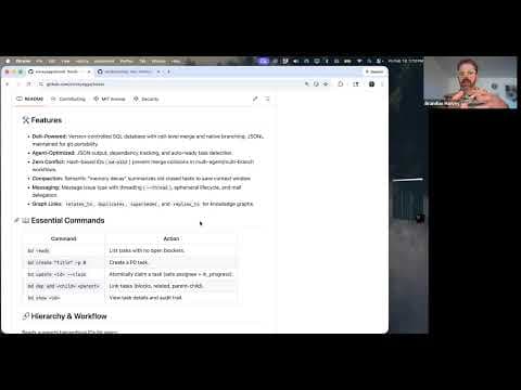 Beads - Structured Memory for Coding Agents - Brandon Harvey: AI in Action 13 Feb 2026 영상 썸네일