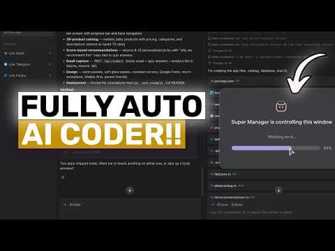 Crazy Auto FULLY FREE AI Coder: This AI Coder TAKES One Prompt and DELIVERS A FULLY DEPLOYED APP! 영상 썸네일