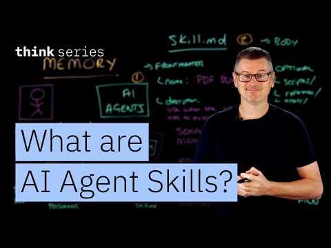 What AI Agent Skills Are and How They Work 영상 썸네일