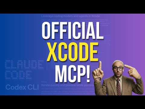 Xcode 26.3 Is Now an MCP Server | First Look & Setup Guide 영상 썸네일