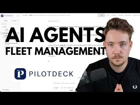 Manage Your Fleet Of AI Agents With Pilotdeck - Open-source Agentic Operating System 영상 썸네일