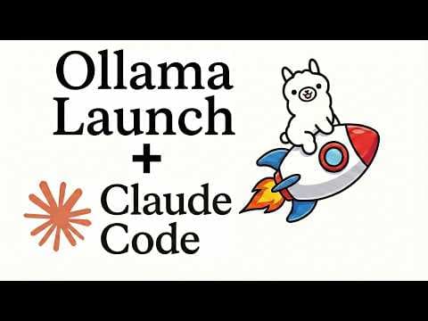 Ollama Launch + Claude Code + GLM Flash 영상 썸네일