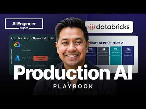 The Production AI Playbook: Deploying Agents at Enterprise Scale — Sandipan Bhaumik, Databricks 영상 썸네일