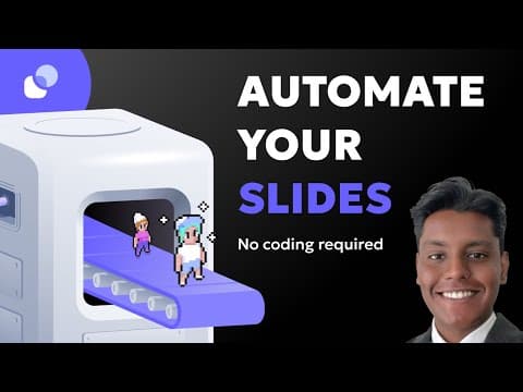 Turn PowerPoint Templates Into AI Slide Builders (No Code Tutorial) 영상 썸네일