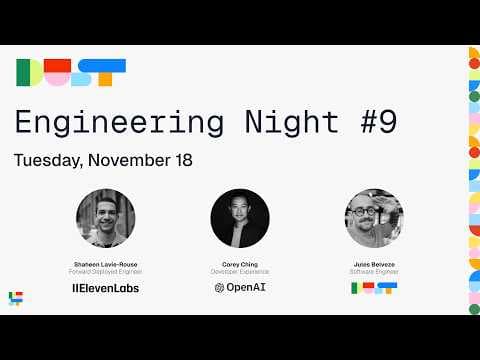 Engineering Night #9 -- SF -- Nov. 18, 2025 영상 썸네일