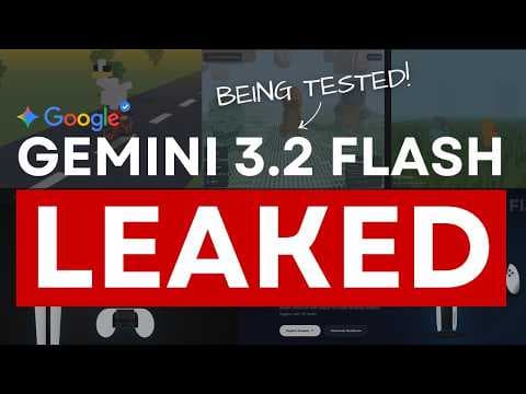 Gemini 3.2 Flash LEAKED on LM Arena (Google's New Model is HERE)! 영상 썸네일