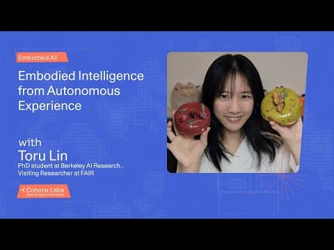 Toru Lin - Embodied Intelligence from Autonomous Experience 영상 썸네일