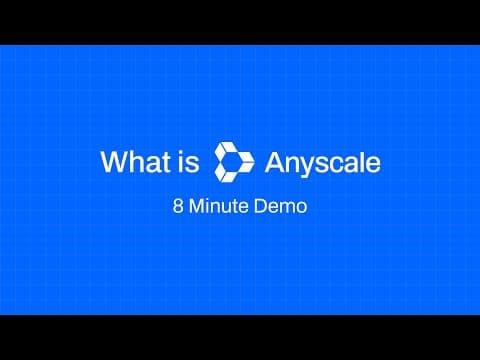 What is Anyscale in 8 min 영상 썸네일