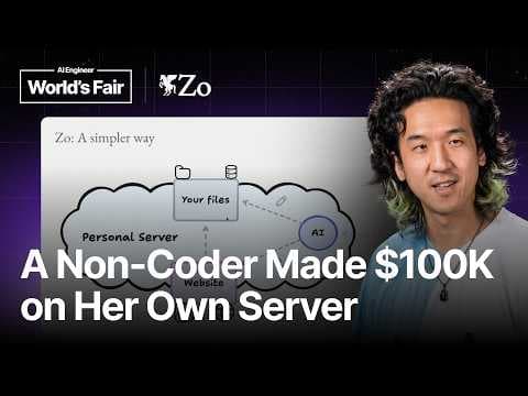 Everyone Gets A Software Company — Benjamin Guo, Zo Computer 영상 썸네일