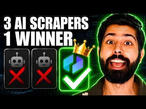 The Best AI Web Scraper in 2026? I Tested 3 영상 썸네일