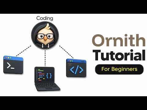 Ornith 1.0 Tutorial - How To Install and Use Ornith 1.0 (Opus Level Coding Locally) 영상 썸네일