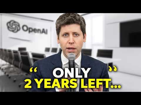 AGI by 2028? Sam Altman Just Changed the Timeline 영상 썸네일