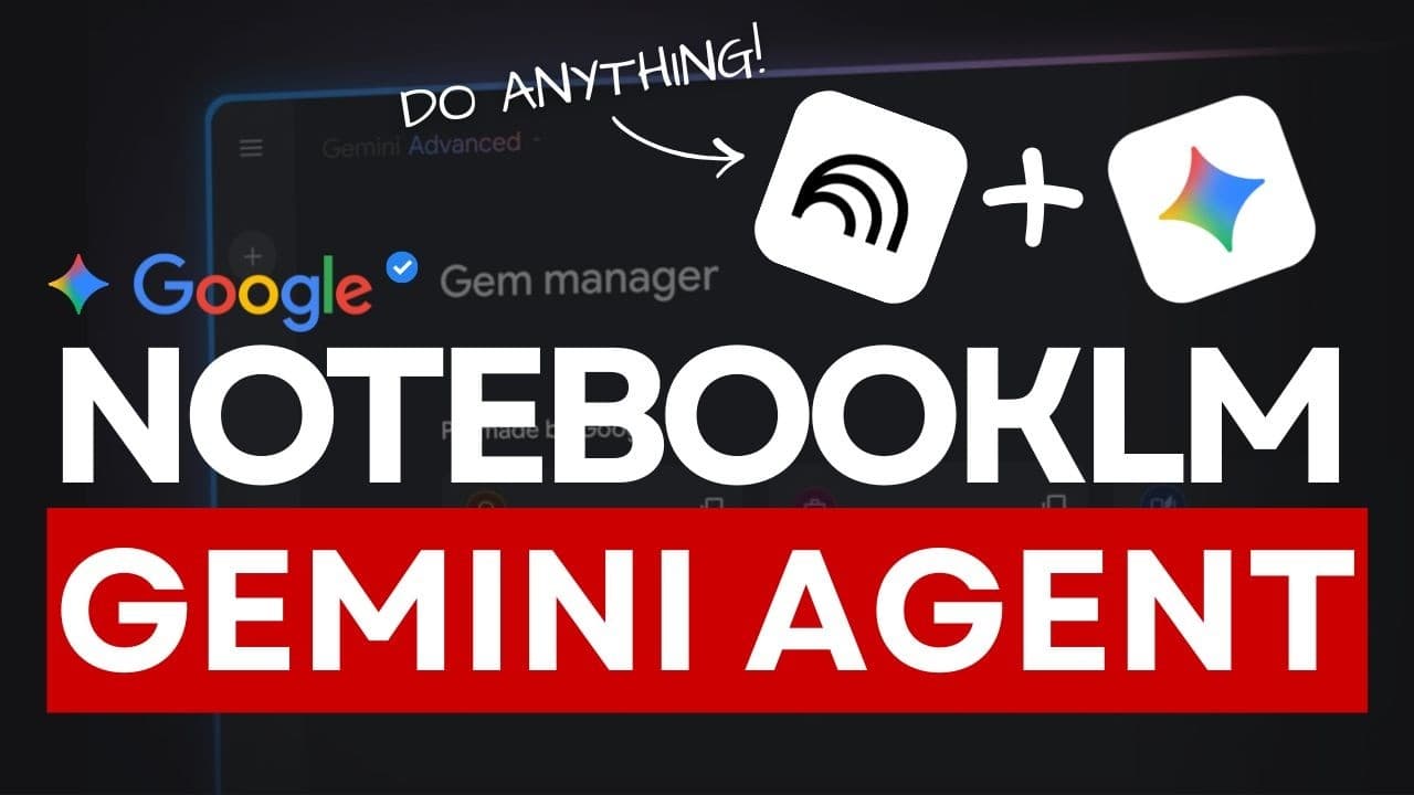 NotebookLM Gemini Agent: Google's Most POWERFUL AI Combo! 영상 썸네일