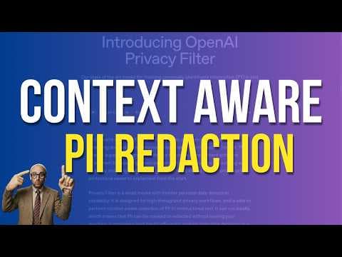 OpenAI's "Privacy Filter": The Open-Weights Release Everyone Missed 영상 썸네일