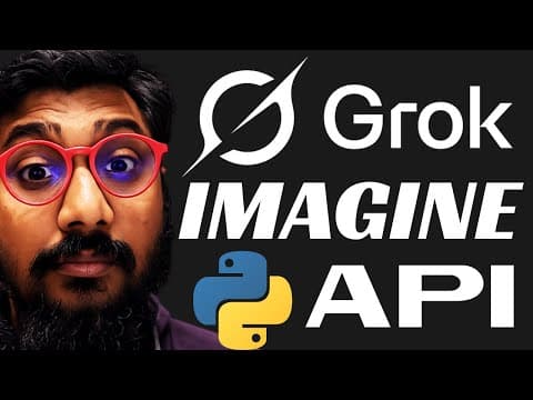 NEW Grok Imagine API is here! How to use it? 영상 썸네일