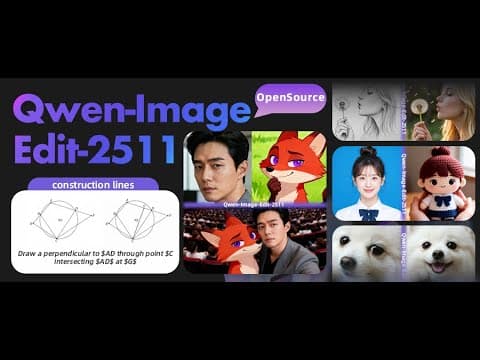 🚀 Introducing Qwen-Image-Edit-2511 영상 썸네일
