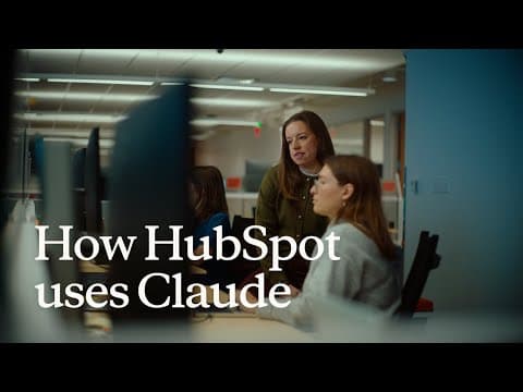 How HubSpot uses Claude for customer success 영상 썸네일
