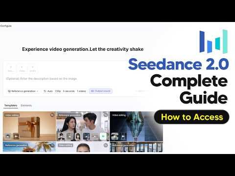 How To Access Seedance 2.0 - Seedance 2.0 Tutorial Complete Guide For Beginners 영상 썸네일