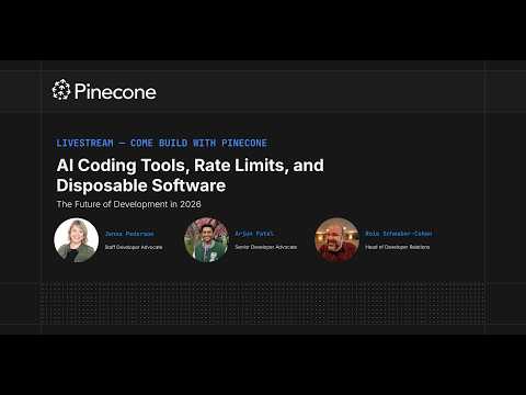 Come build with Pinecone 영상 썸네일