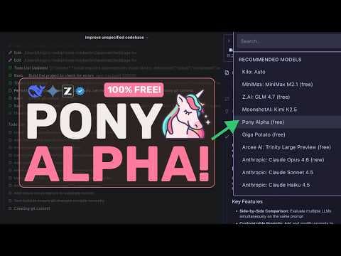 Pony Alpha (+OpenClaw): This FULLY FREE STEALTH Model is BEATING OPUS!? 영상 썸네일