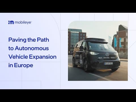 Paving the Path to Autonomous Vehicle Expansion in Europe 영상 썸네일