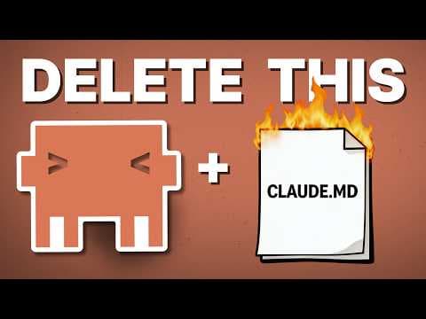 Claude.md is RUINING Claude Code (w/ One Exception) 영상 썸네일