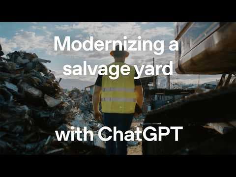 Modernizing an 86-year-old salvage yard | with ChatGPT | Super Bowl 2026 영상 썸네일