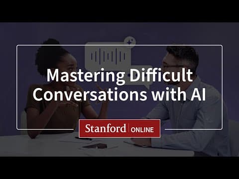 Course Overview: Mastering Difficult Conversations with AI 영상 썸네일