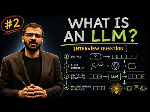 LLM Interview Series #2: What Exactly Is an LLM? 영상 썸네일