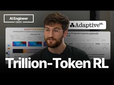 Lessons from Trillion Token Deployments at Fortune 500s — Alessandro Cappelli, Adaptive ML 영상 썸네일