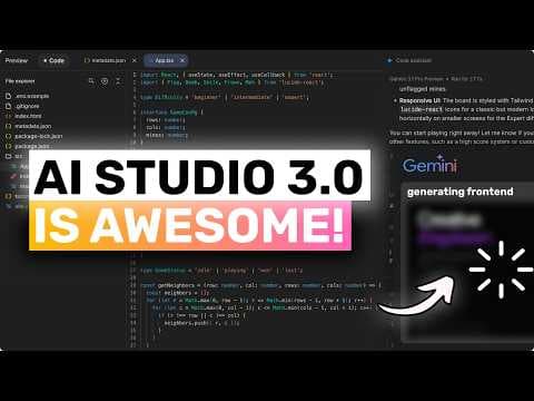 Google AI Studio 3.0 (Fully Free): This is ACTUALLY AWESOME! 영상 썸네일