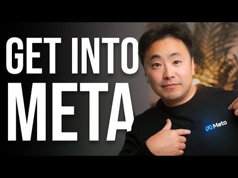 How I Got Into Meta (And How You Can Too) 영상 썸네일
