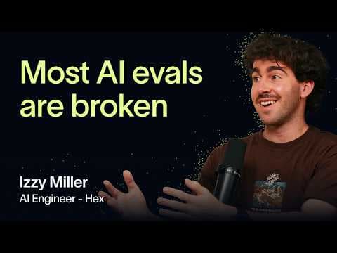 How Hex Builds AI Agents: Making Agents Reason Like Human Data Analysts | Izzy Miller, AI Engineer 영상 썸네일