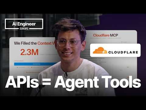 Every API Is a Tool for Agents - Matt Carey, Cloudflare 영상 썸네일