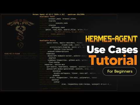 Hermes Agent Setup With Use Cases - Hermes Agent Use Cases 영상 썸네일