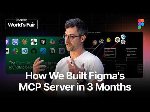 Building the Engine While Flying the Plane: Launching the Figma MCP Server — Jesse Lumarie, Figma 영상 썸네일