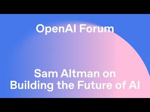 Sam Altman on Building the Future of AI 영상 썸네일
