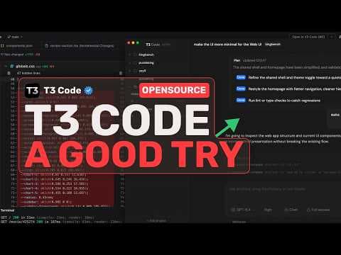 T3 Code: Another Agentic GUI that is GOOD BUT NOT USABLE.. 영상 썸네일