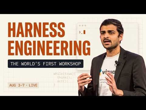World's first Harness Engineering Workshop - let by MIT PhD 영상 썸네일