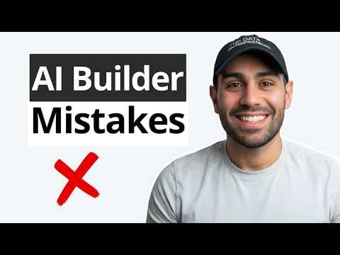5 Mistakes AI Builders Make (and how to avoid them) 영상 썸네일