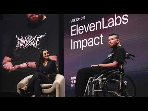 The First-Ever Live Performance with an AI Singing Voice Clone | ElevenLabs Impact 영상 썸네일