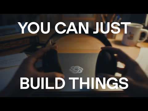 OpenAI Super Bowl 2026 | Codex | You Can Just Build Things 영상 썸네일