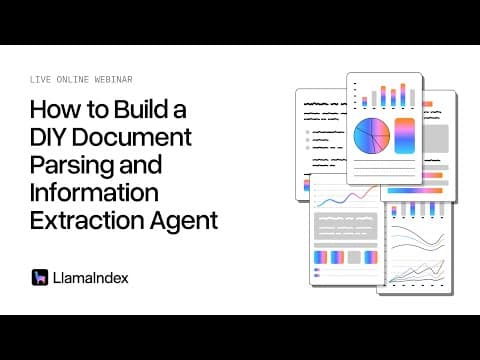 How to Build Your Own (DIY) Document Parsing Agent from Scratch 영상 썸네일