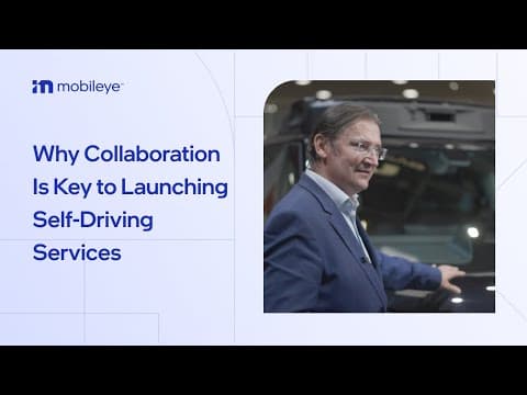 Why Collaboration is Key to Launching Self-Driving Vehicles 영상 썸네일