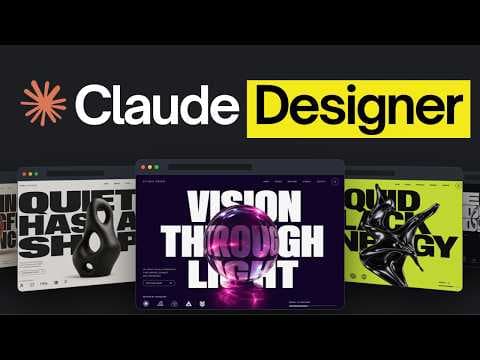 How To Use Claude Design To Build Beautiful Sites With Opus 5 영상 썸네일