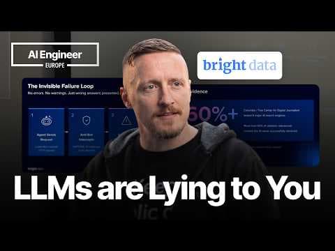 Your Agent's Biggest Lie: "I Searched the Web" — Rafael Levi, Bright Data 영상 썸네일