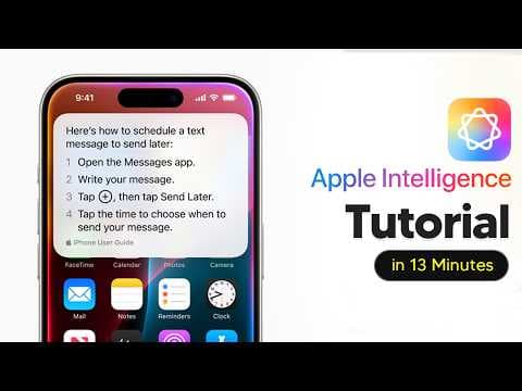 How to Use Apple Intelligence on iPhone: Siri, Writing Tools, Genmoji, and More 영상 썸네일